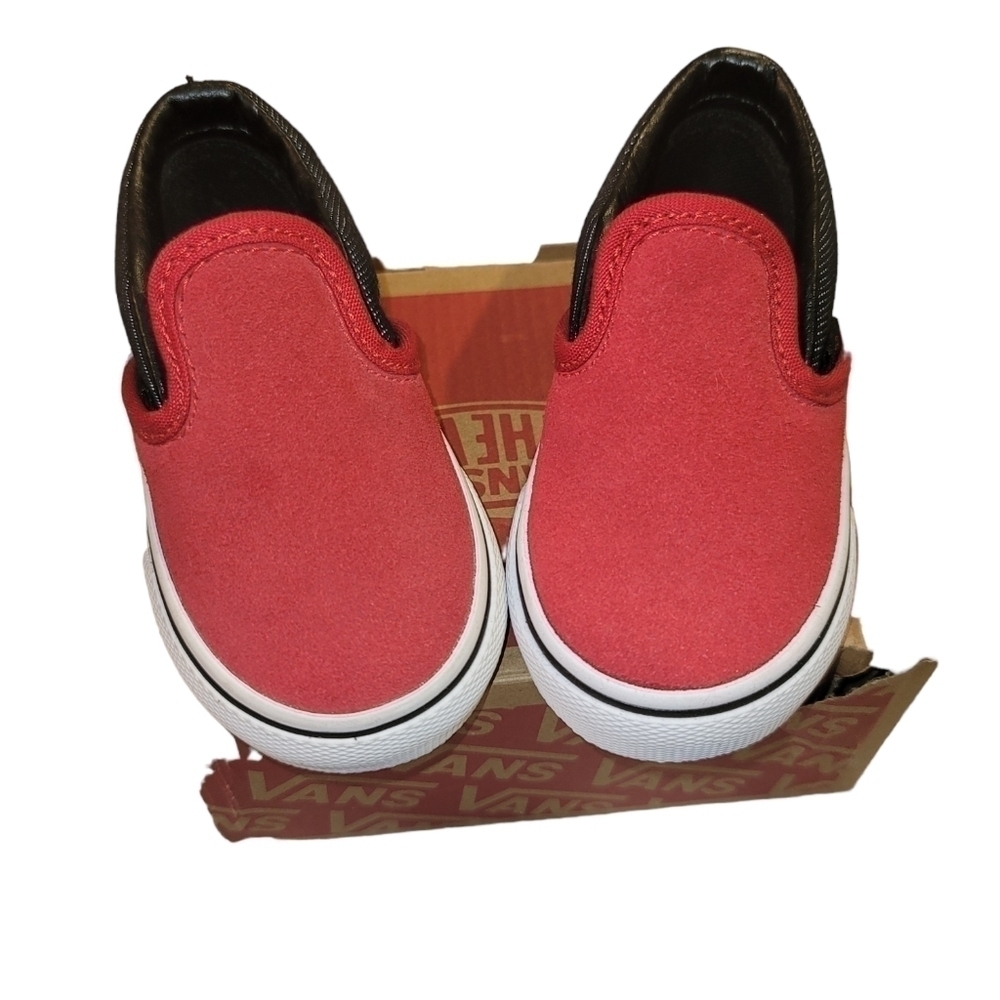 VAN suede racing slip on shoes - Picture 2 of 8